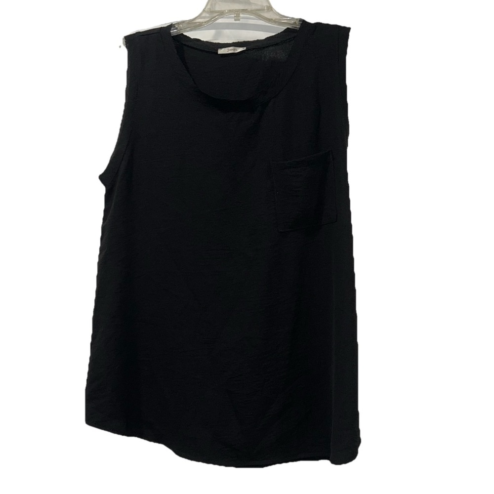 Jodifl Sleeveless Black Pocket Top Women’s Large